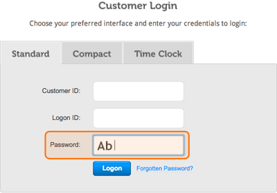 Password verification is now case sensitive