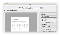 Print reports in a user-friendly format