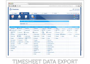 Timesheet Data Export
