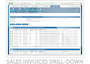 Sale Invoices Drill-down